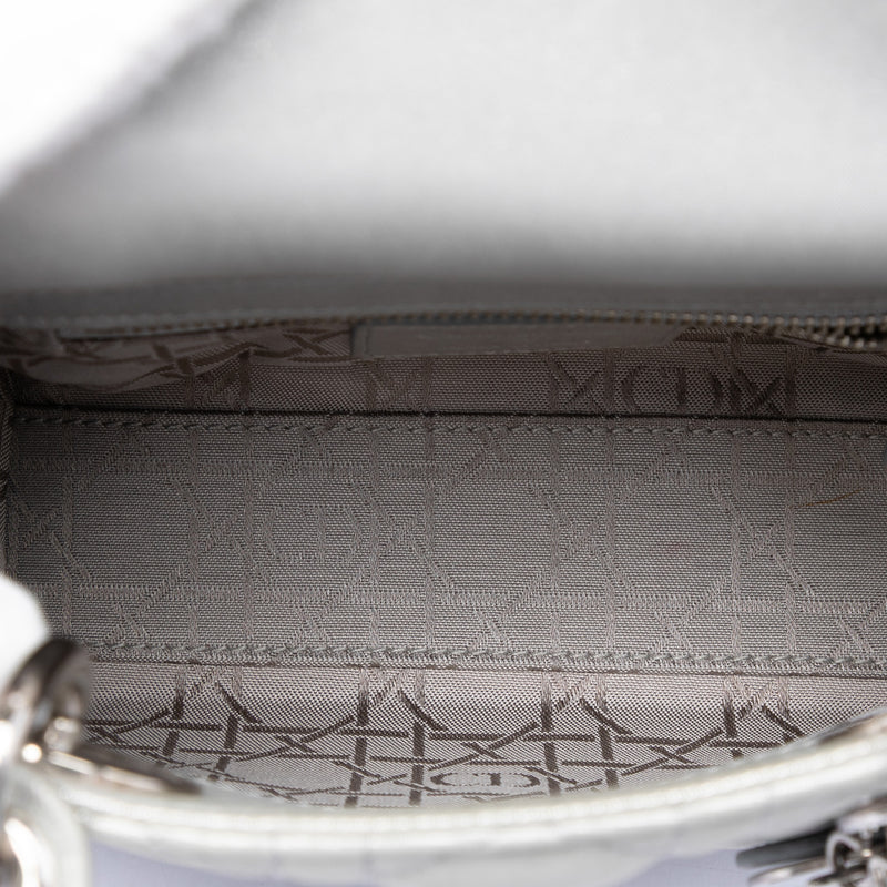 Mini Iridescent Lambskin Cannage Lady Dior - Image 4