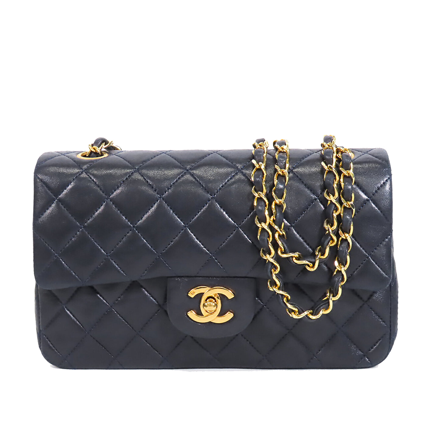 Small Classic Lambskin Double Flap - Image 1