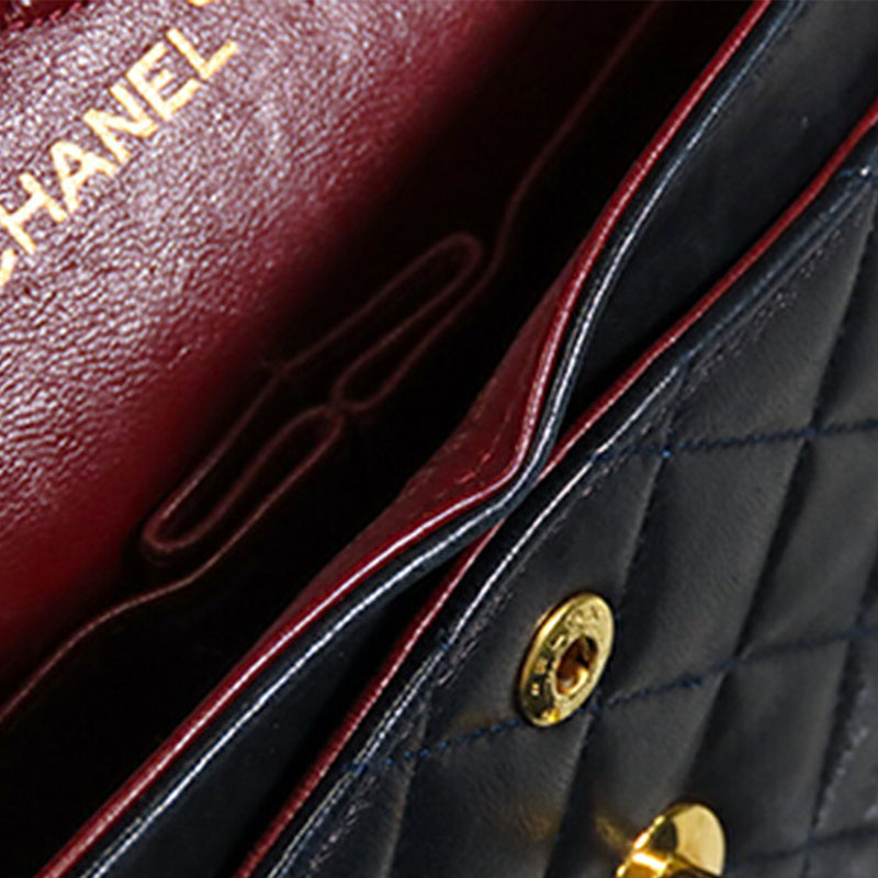 Small Classic Lambskin Double Flap - Image 8