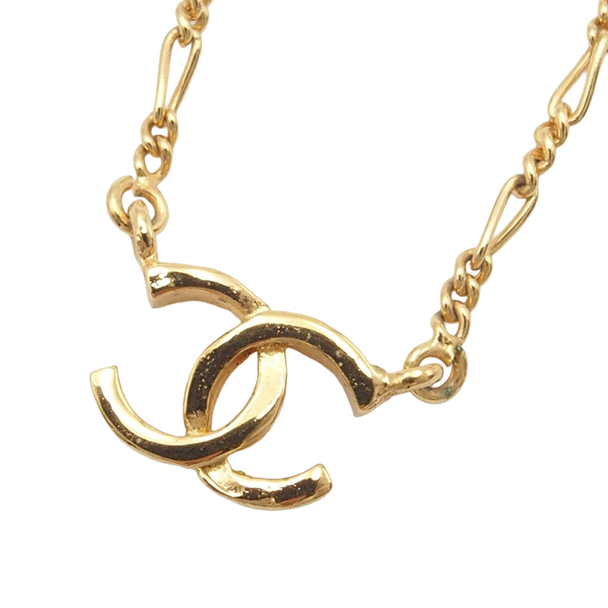 CC Gold Plated Pendant Necklace - Image 2