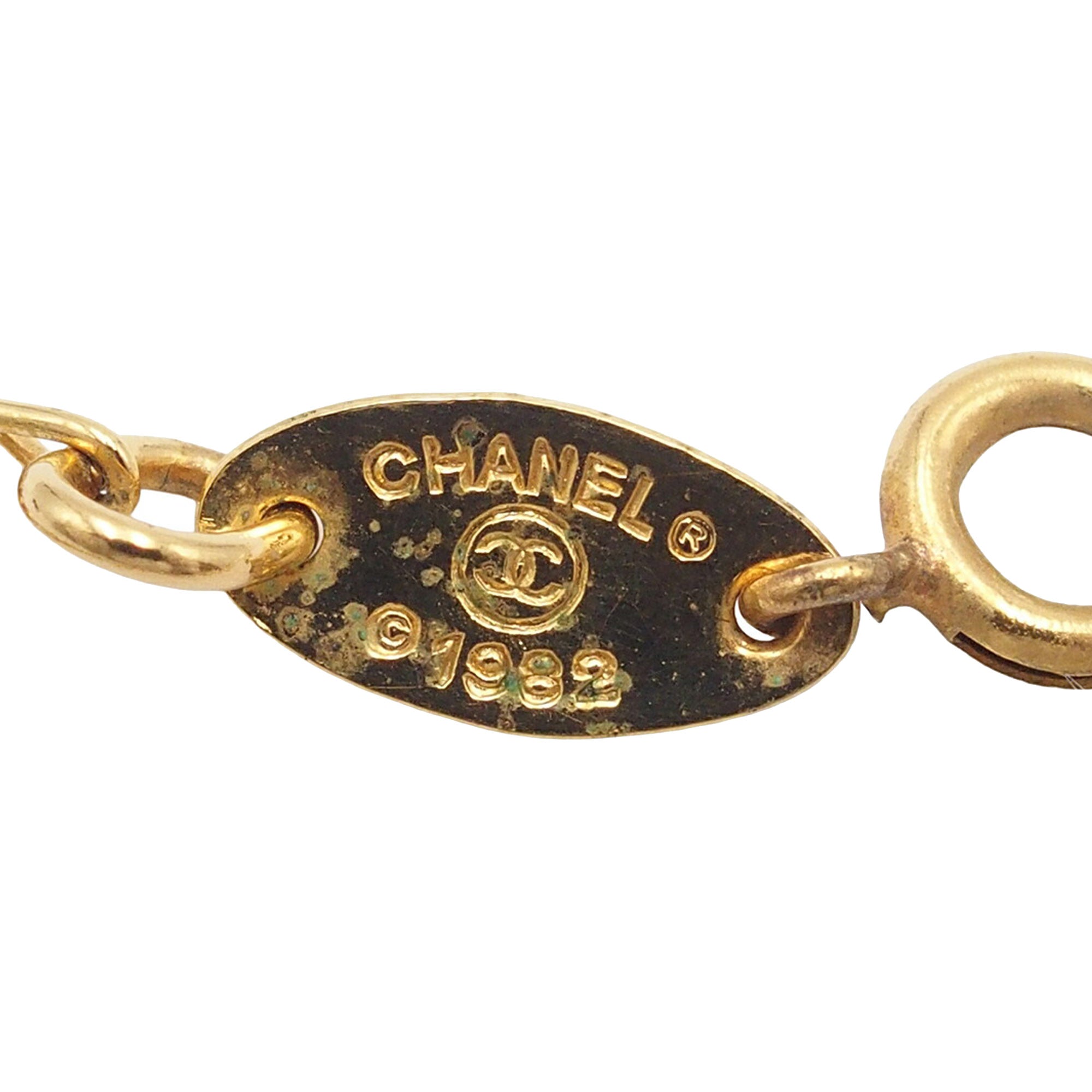 CC Gold Plated Pendant Necklace - Image 3
