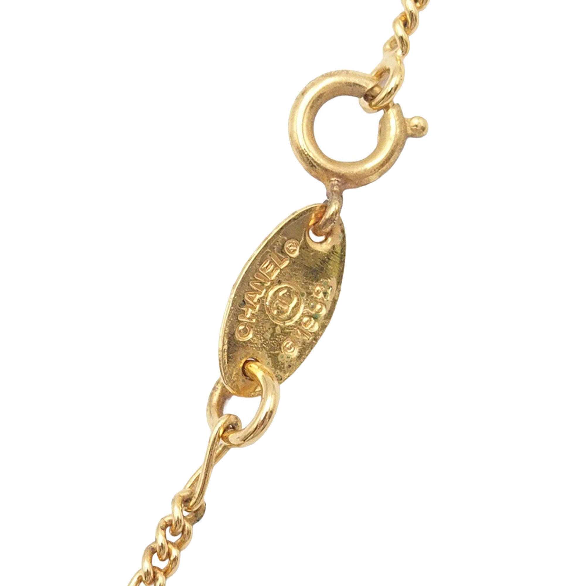 CC Gold Plated Pendant Necklace - Image 5