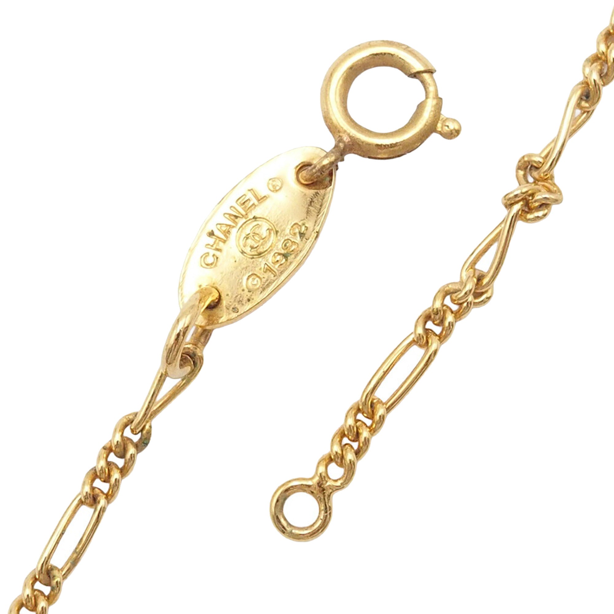 CC Gold Plated Pendant Necklace - Image 6