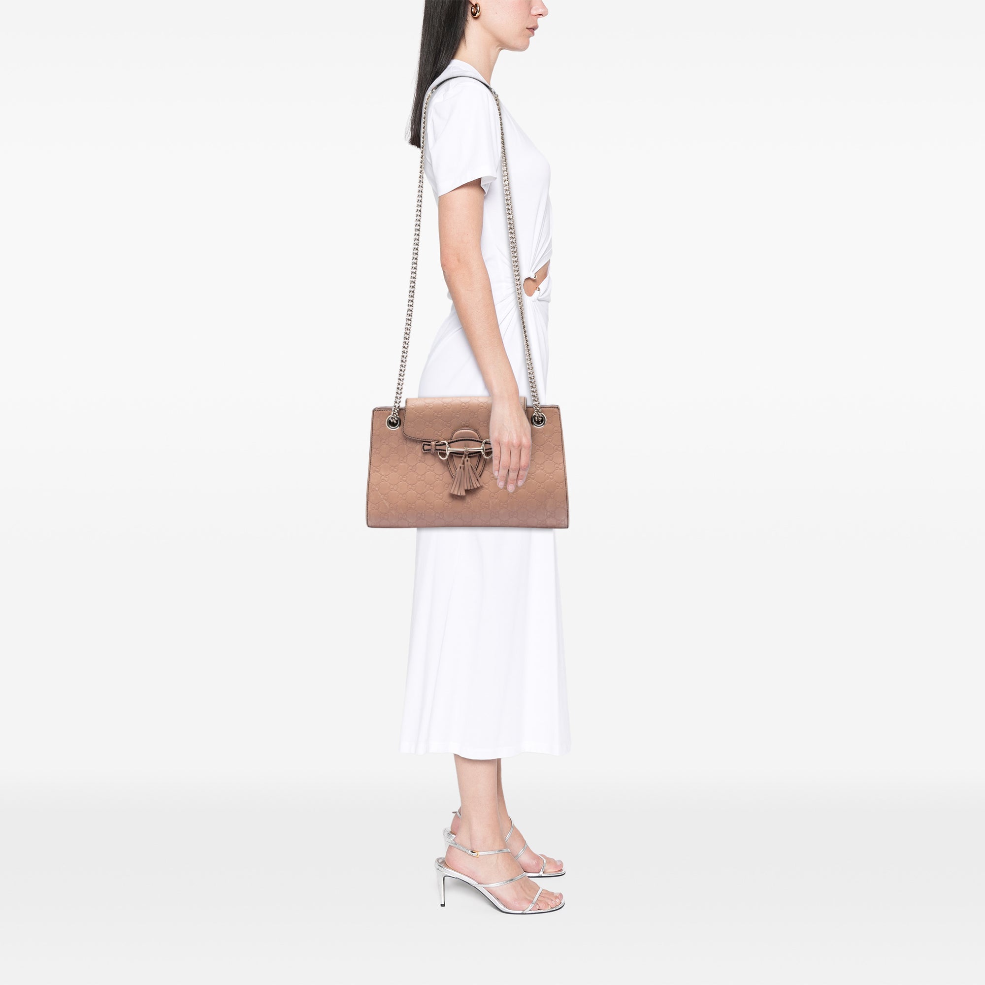 Large Guccissima Emily Shoulder Bag - Image 7