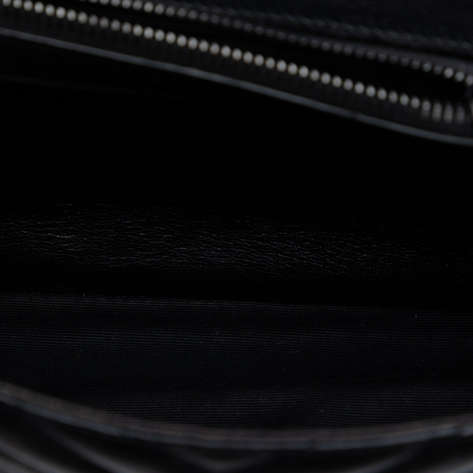 Medium Chevron Sheepskin  Monogram Monochrome College Bag - Image 4