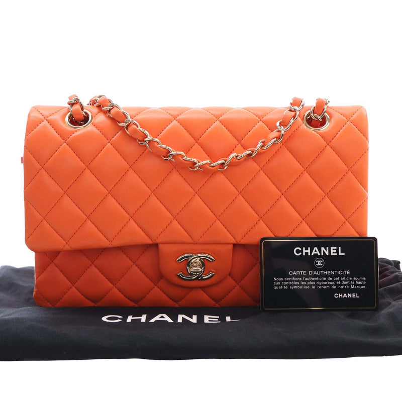 Medium Classic Lambskin Double Flap - Image 15