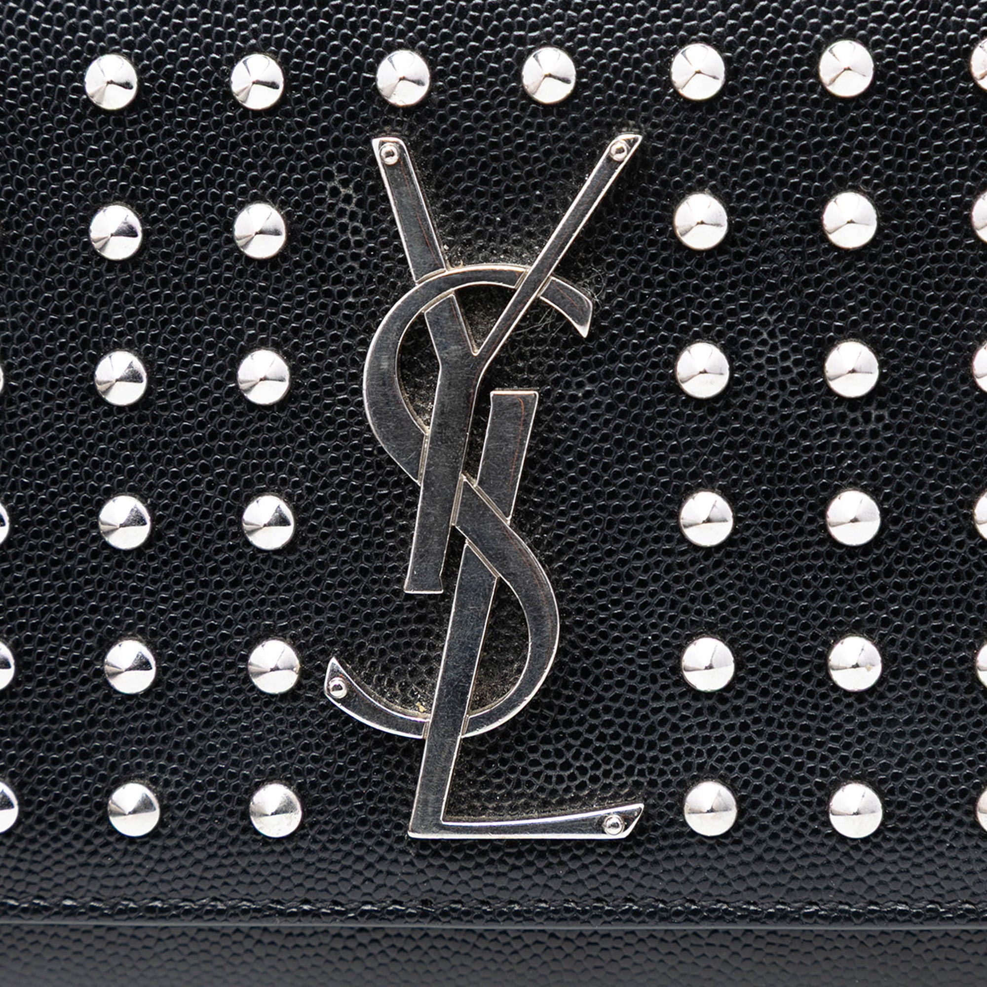Grain De Poudre Classic Monogram Studded Clutch - Image 5
