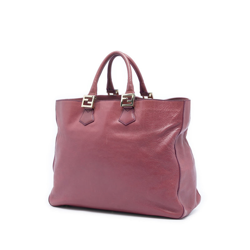 Large Leather Twins Tote - Image 2