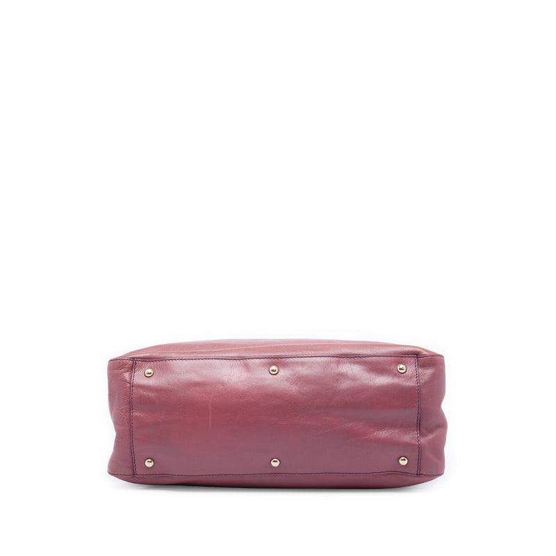 Large Leather Twins Tote - Image 3