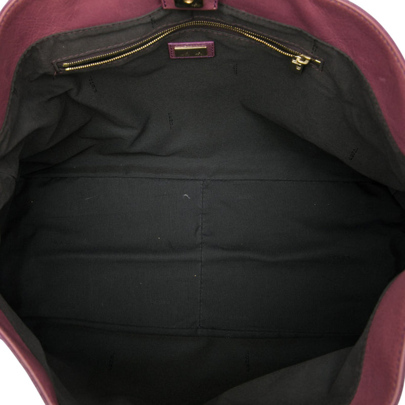 Large Leather Twins Tote - Image 4