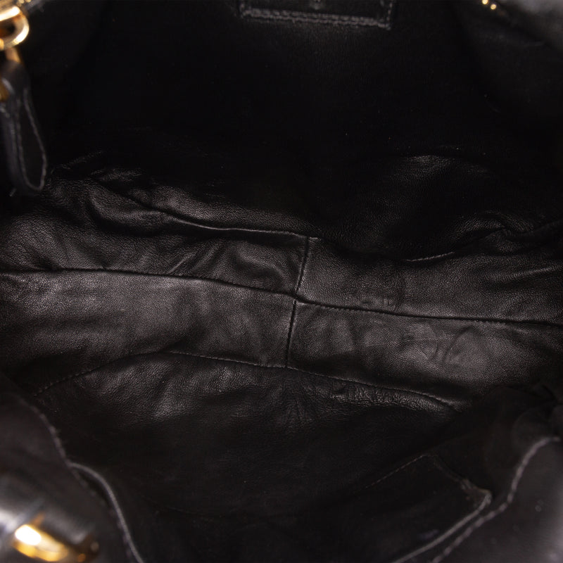 Bicolor Nappa Waves Satchel - Image 4