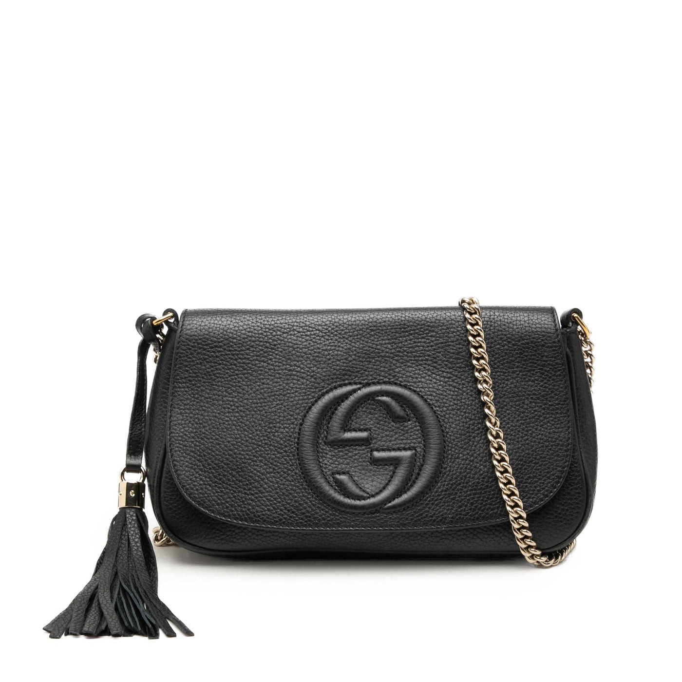 Medium Calfskin Soho Chain Flap Crossbody - Image 1