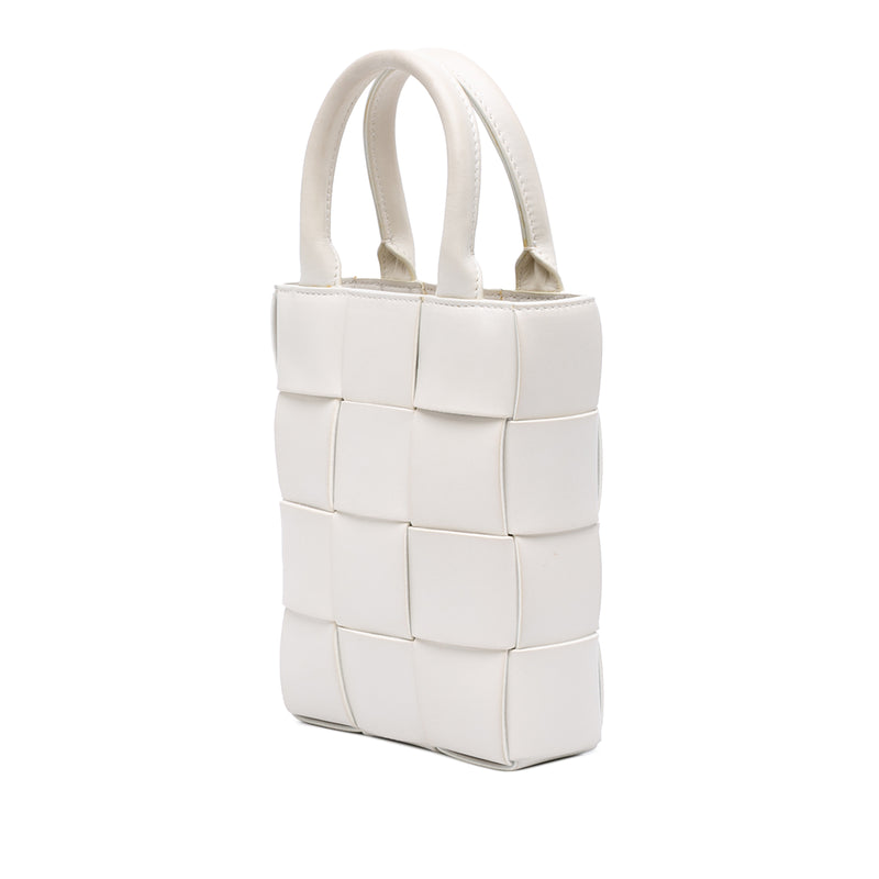 Mini Maxi Intrecciato Nappa North South Casette Tote - Image 2