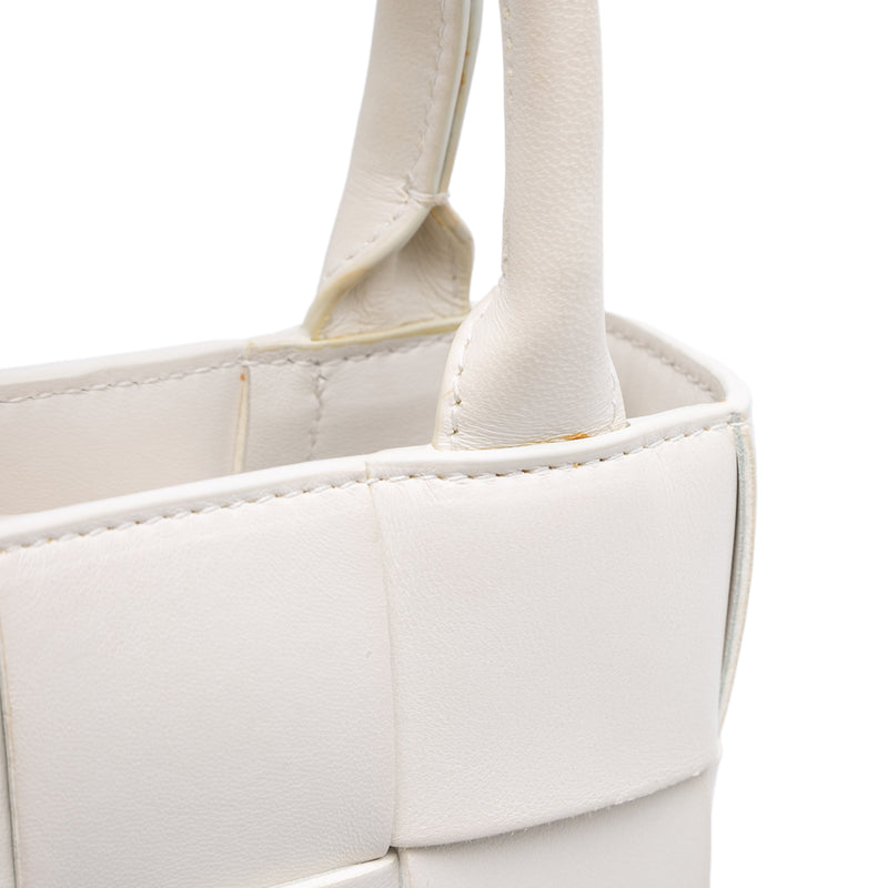 Mini Maxi Intrecciato Nappa North South Casette Tote - Image 6