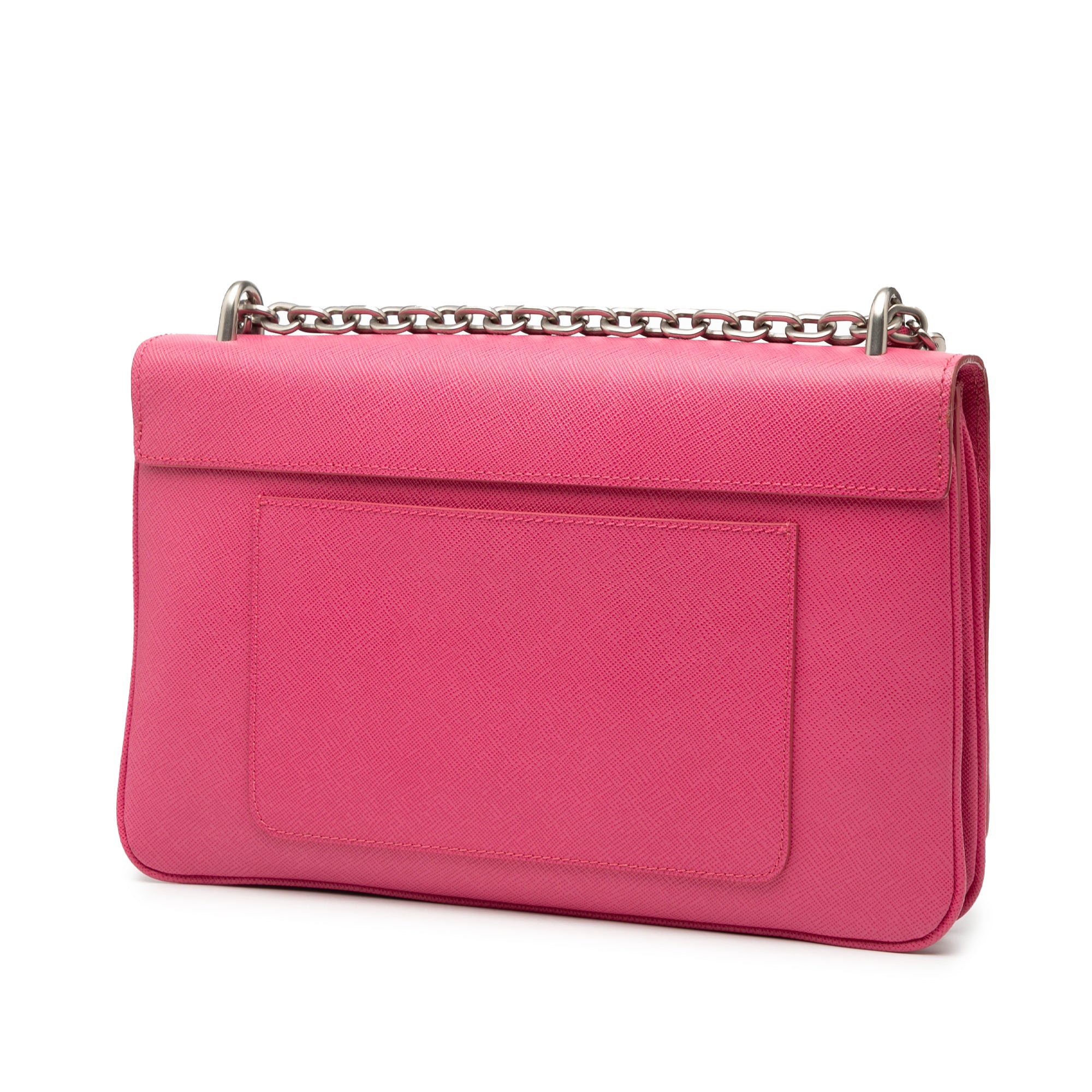 Saffiano Lux Lock Chain Flap - Image 2