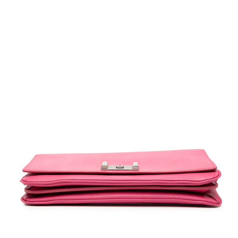 Saffiano Lux Lock Chain Flap - Image 3