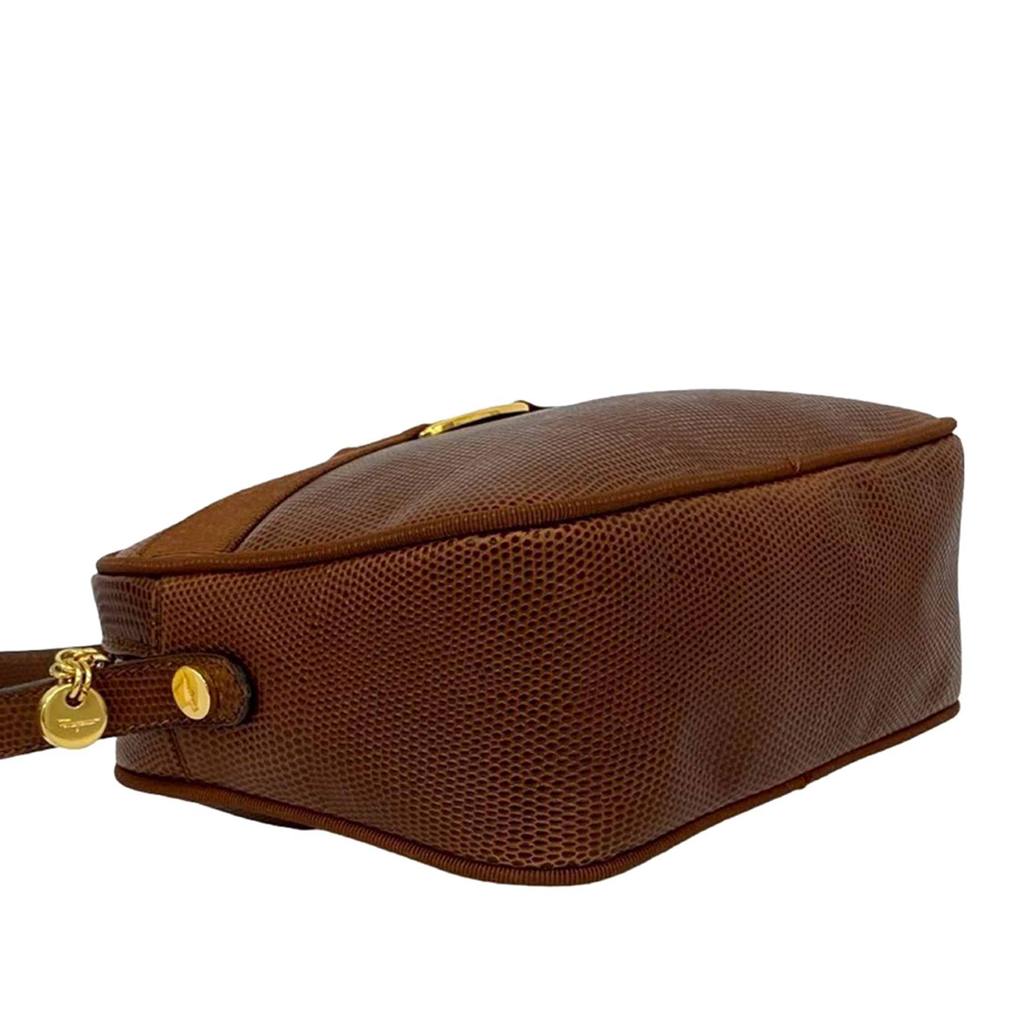 Lizard Embossed Leather Vara Crossbody - Image 3