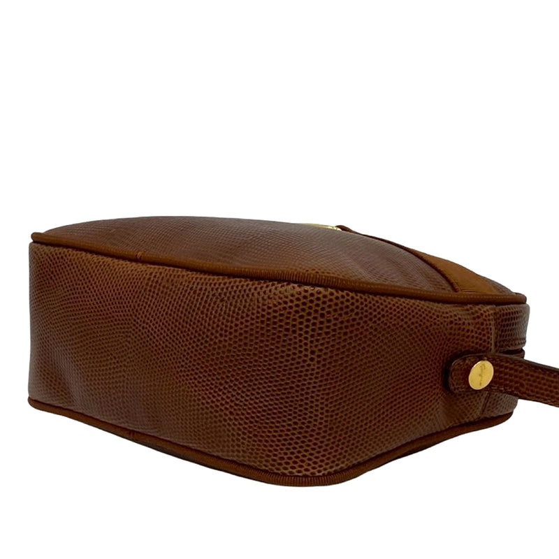 Lizard Embossed Leather Vara Crossbody - Image 4