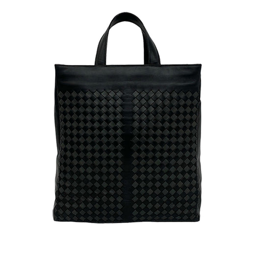Bicolor Nappa Intrecciato Tote - Image 1