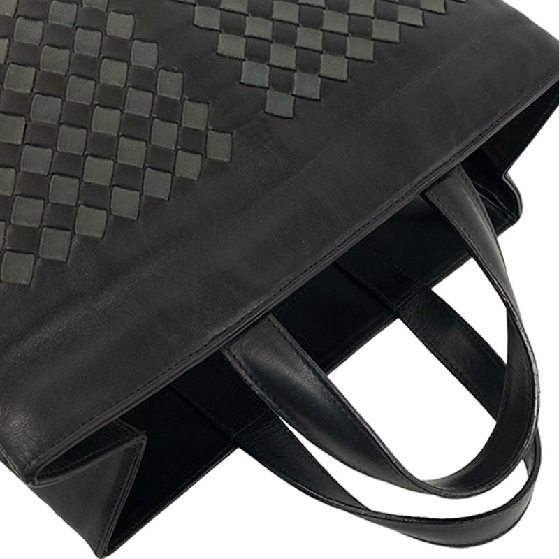 Bicolor Nappa Intrecciato Tote - Image 9