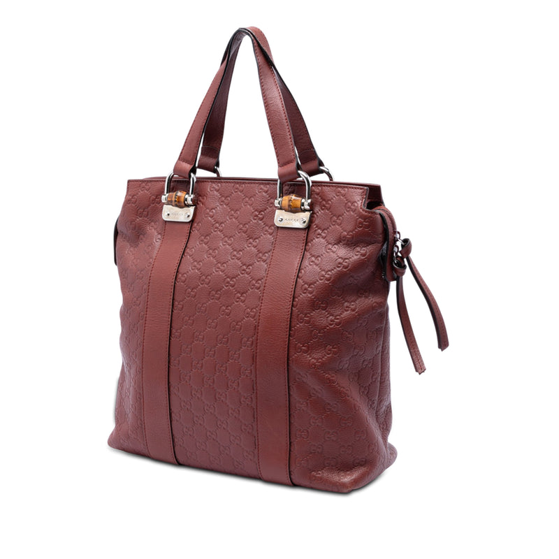 Guccissima Tender Bamboo Bar Tote - Image 2