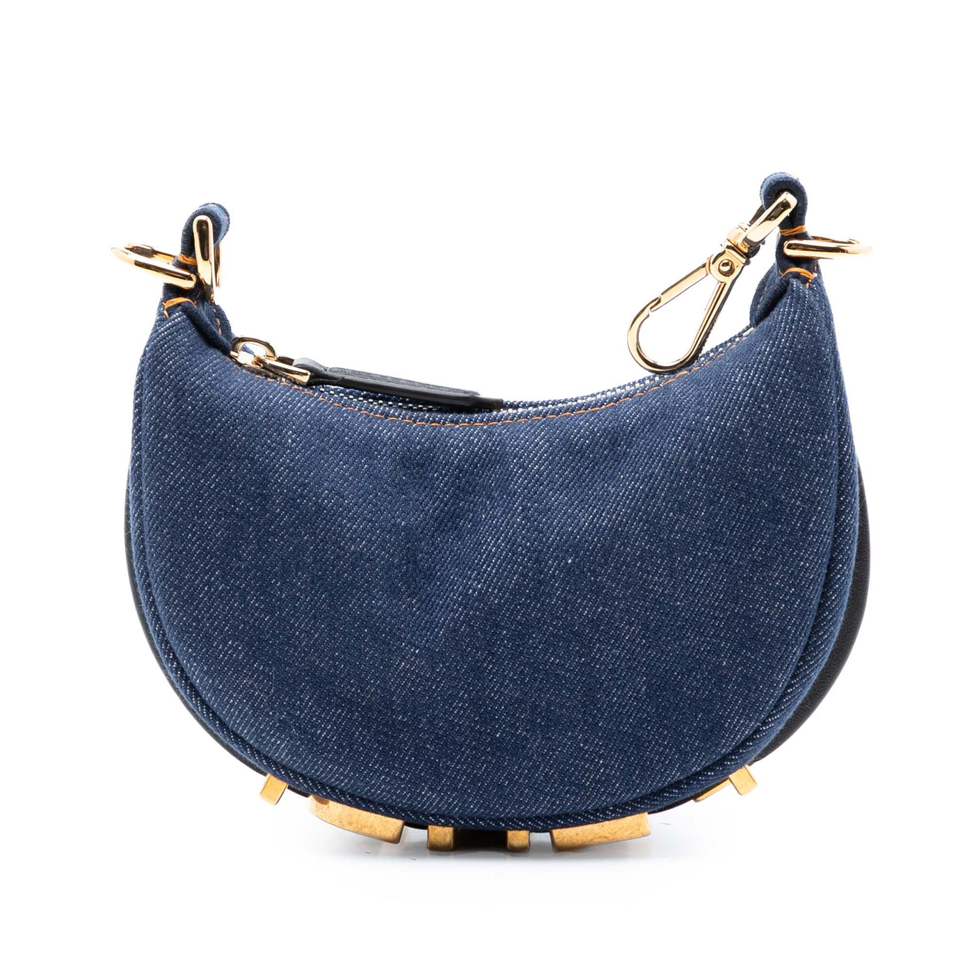Nano Denim Fendigraphy Hobo - Image 1