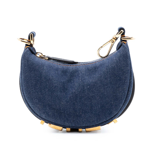 Nano Denim Fendigraphy Hobo - Image 1