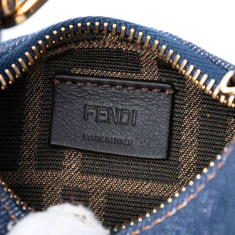 Nano Denim Fendigraphy Hobo - Image 5