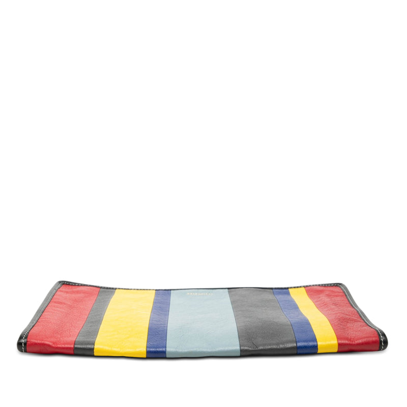 Lambskin Striped Bazar Clutch - Image 3