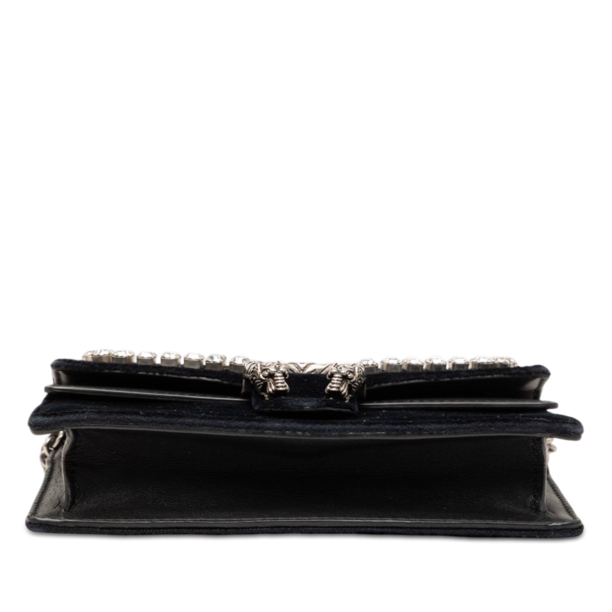 Mini Crystal Embellished Velvet Dionysus Crossbody - Image 3