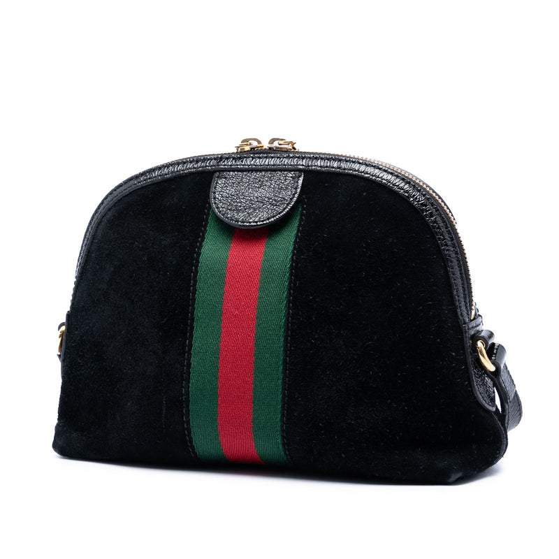 Small Suede Web Ophidia Dome Crossbody - Image 2