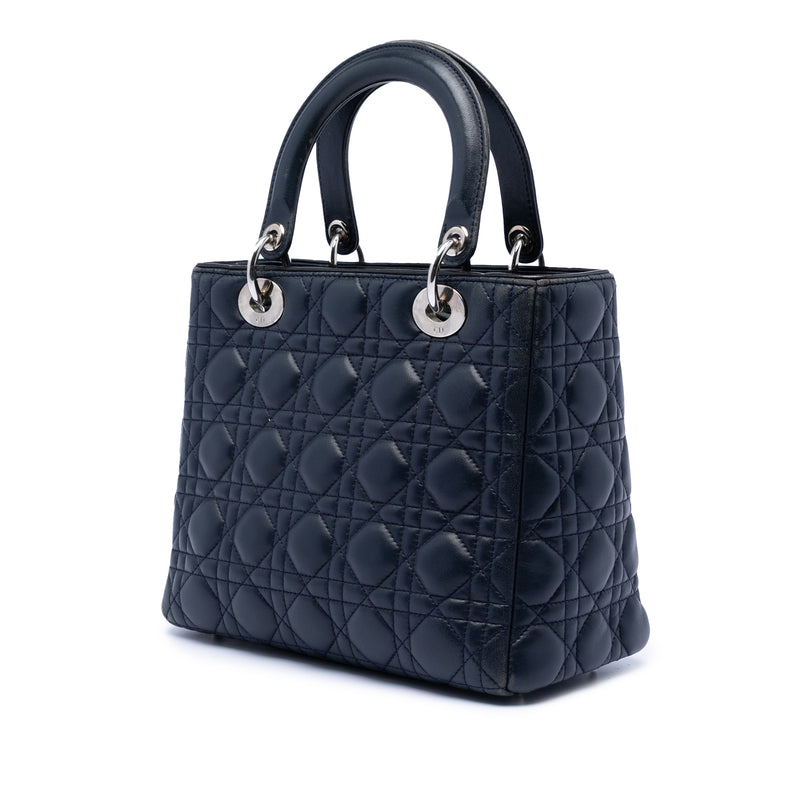 Medium Lambskin Cannage Lady Dior - Image 2