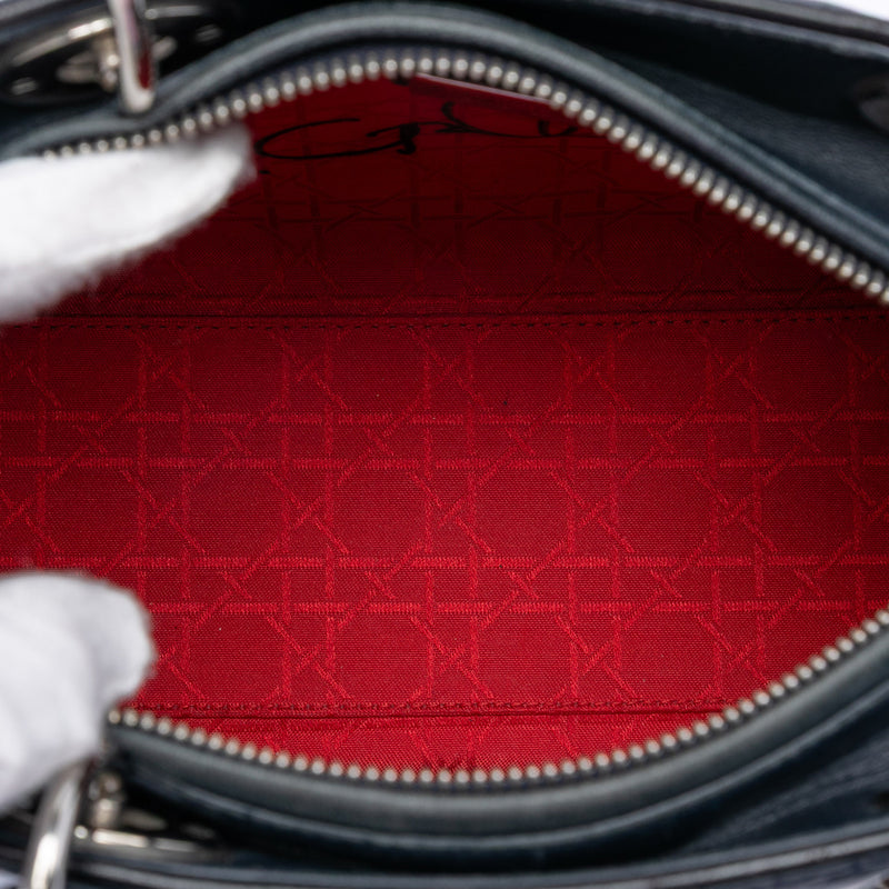 Medium Lambskin Cannage Lady Dior - Image 4