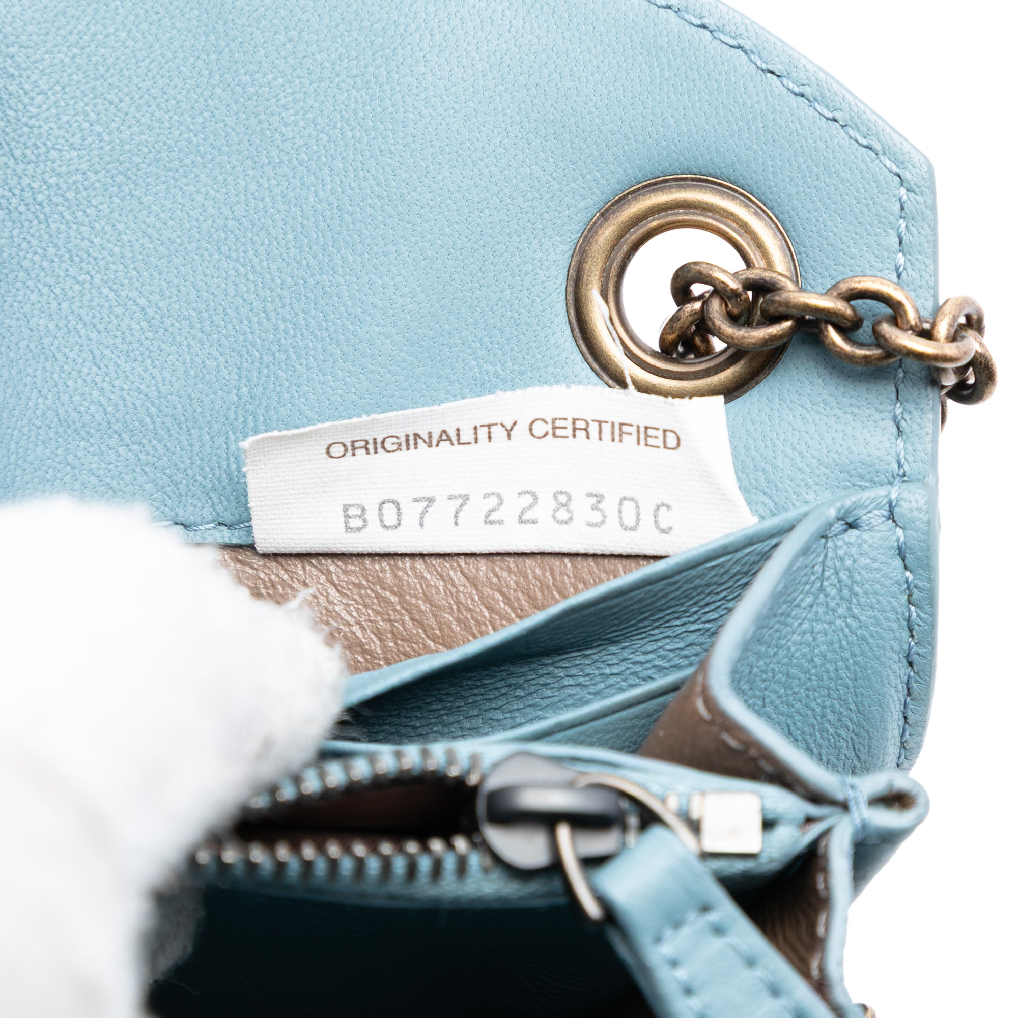 Nappa Intrecciato Chain Wallet - Image 6