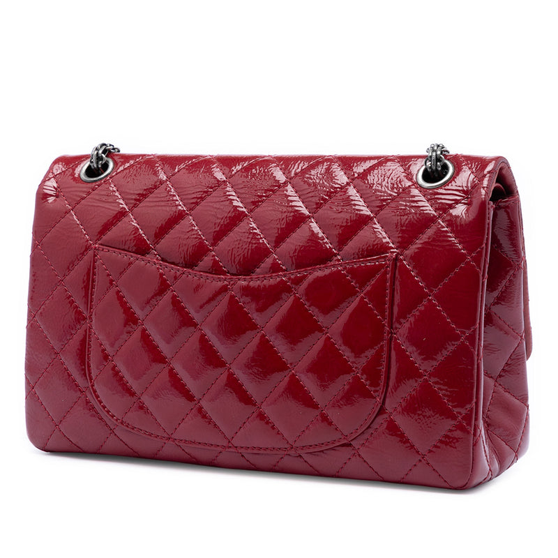 Quilted Crinkled Patent Reissue 2.55 Double Flap 226 - Image 2