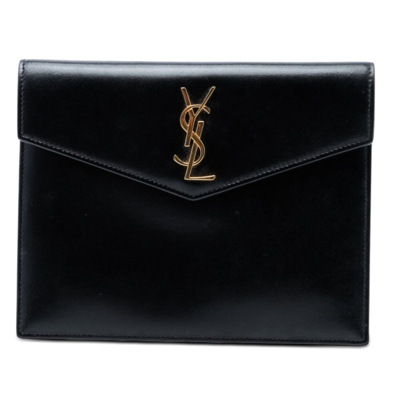 Baby Smooth Shiny Calfskin Monogram Uptown Pouch
