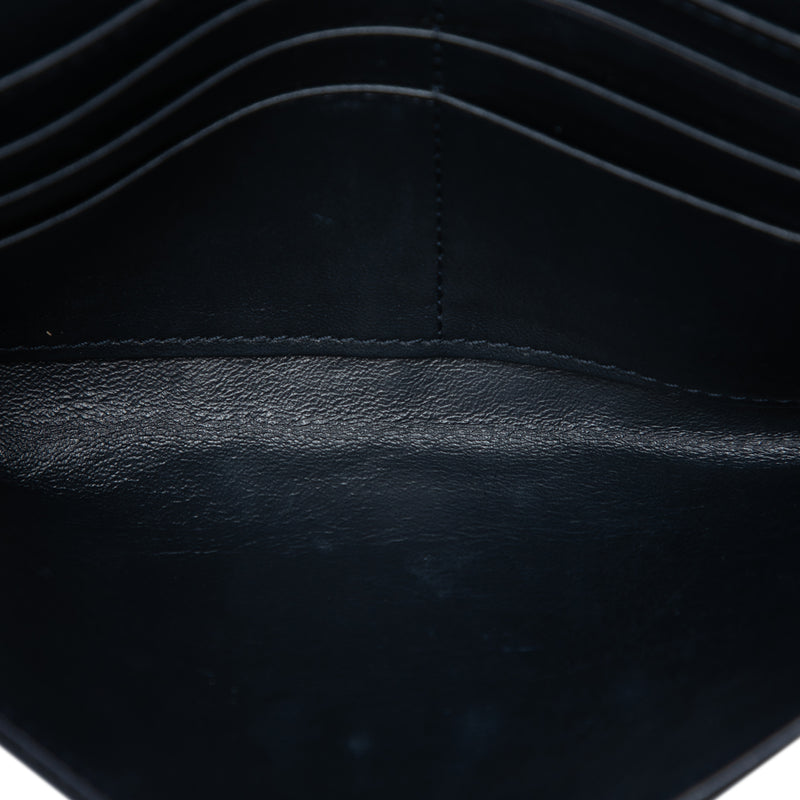 Oblique Canvas Saddle Wallet On Chain - Image 4