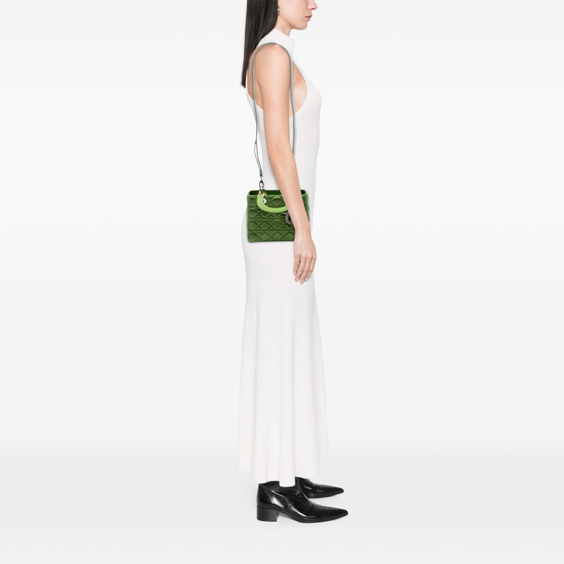 Small Satin Cannage My ABCDior Lady Dior - Image 6