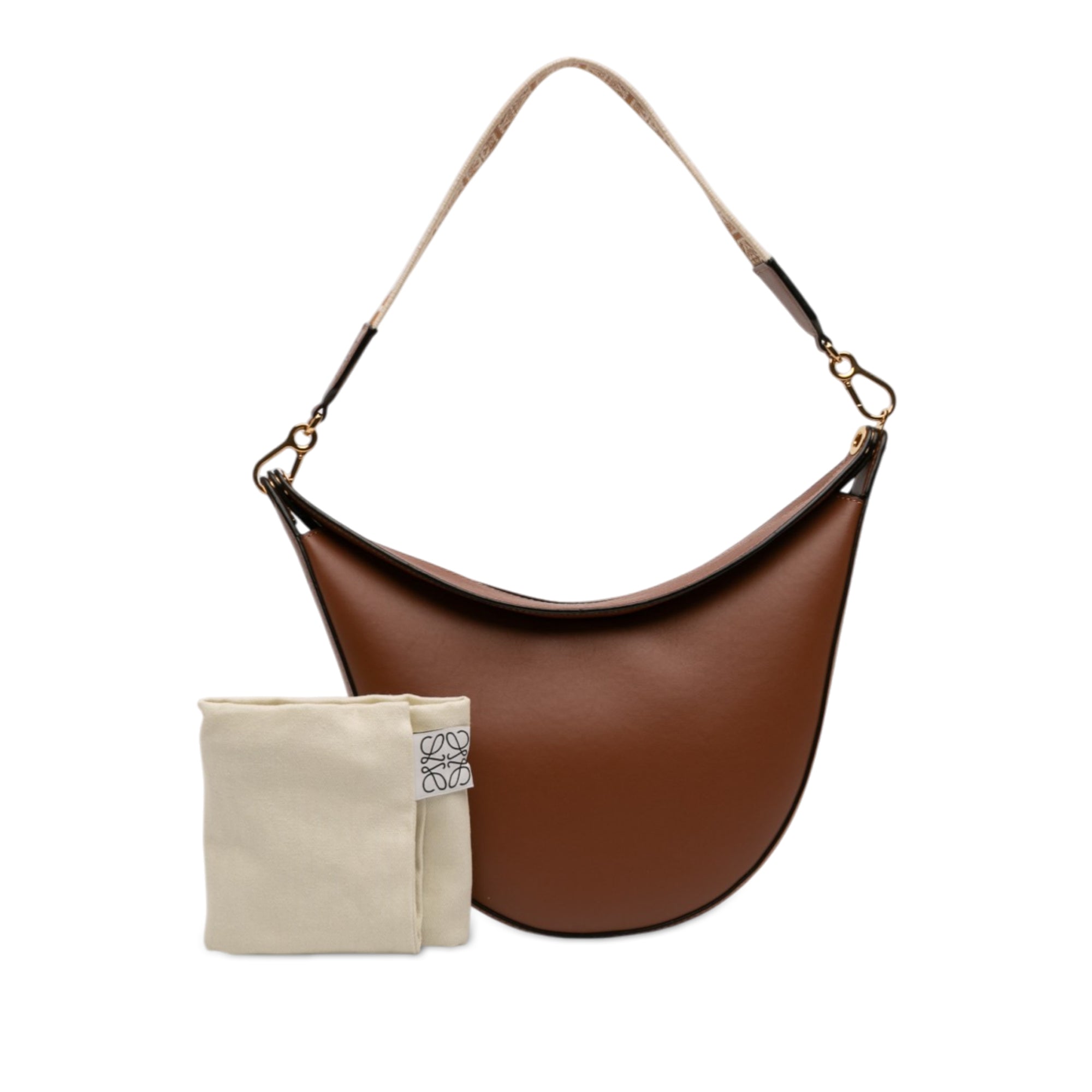 Small Leather Luna Hobo - Image 12