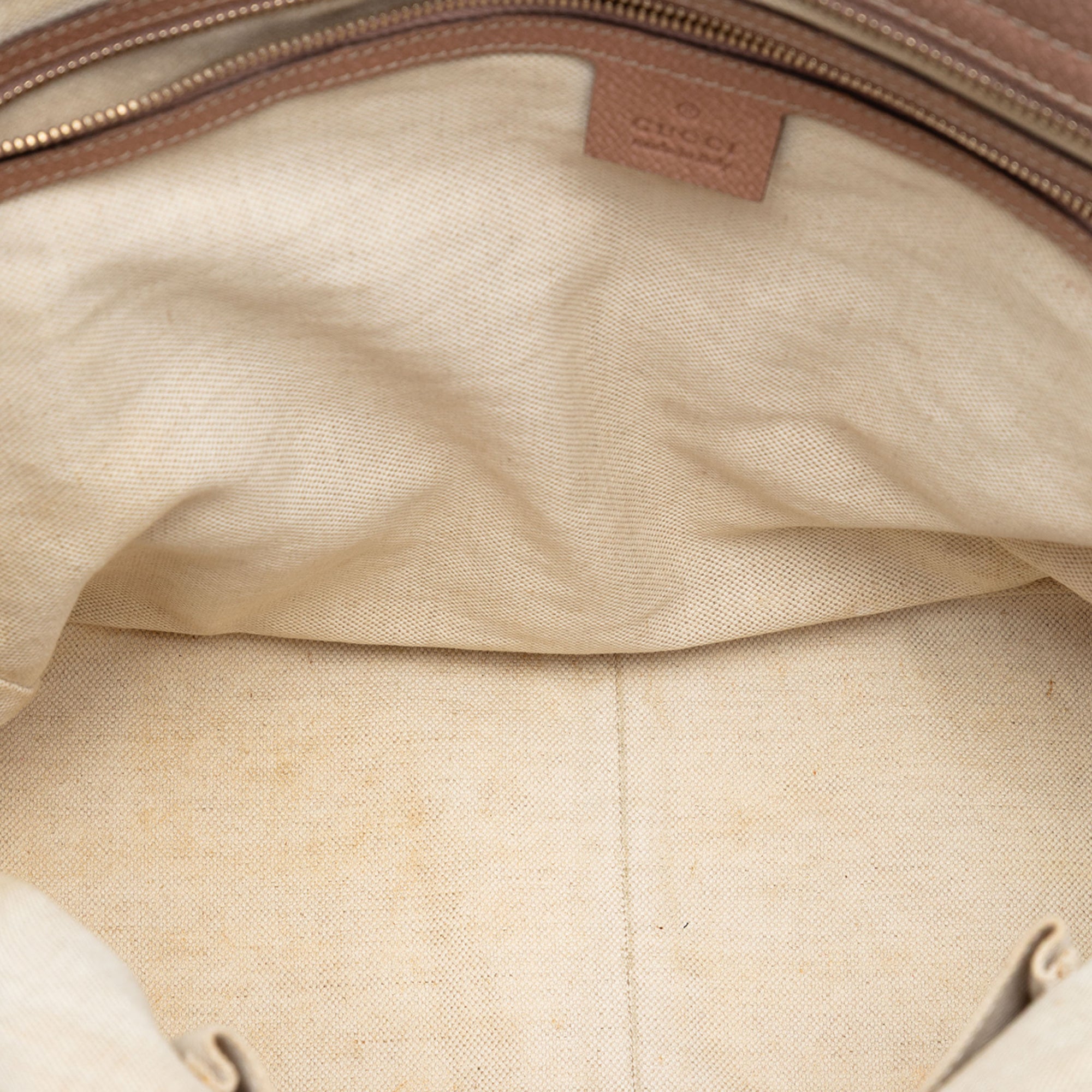 GG Canvas and Leather Bree Tote - Image 4