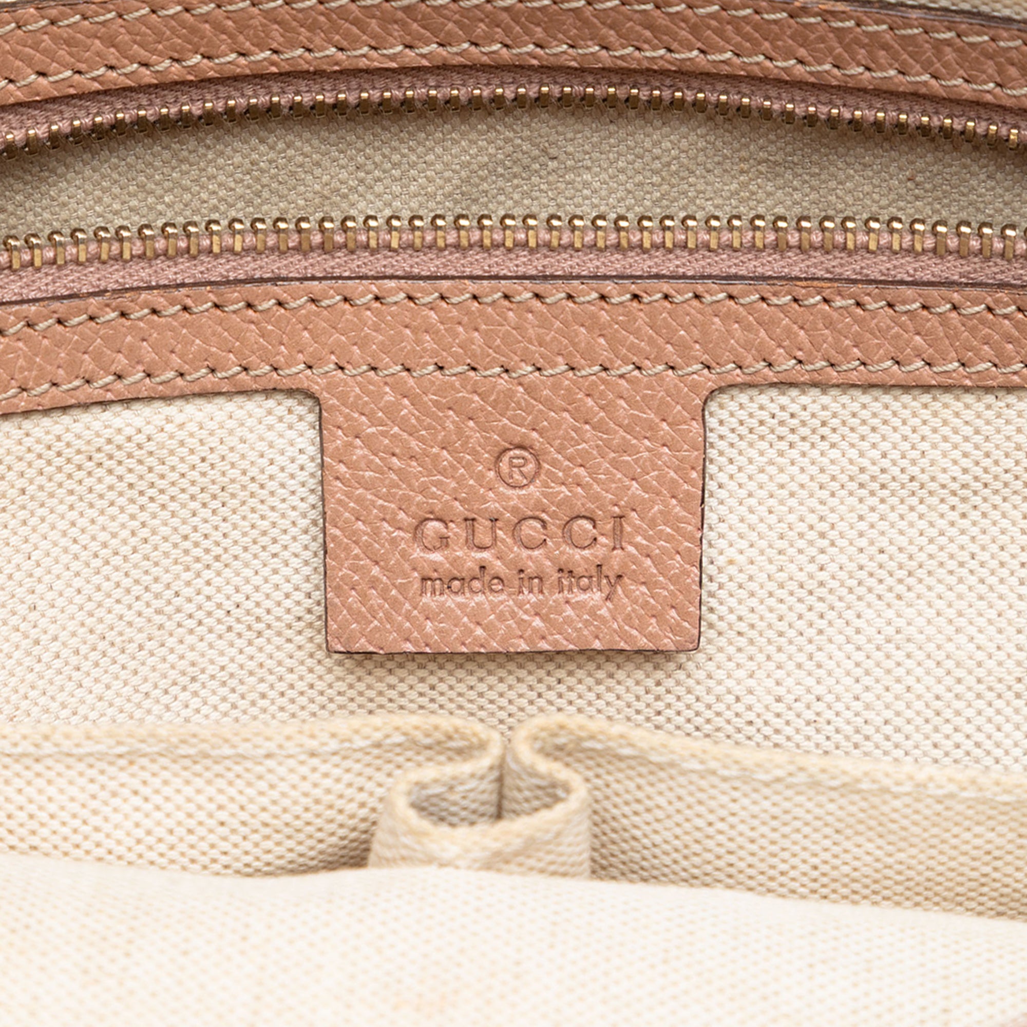 GG Canvas and Leather Bree Tote - Image 5
