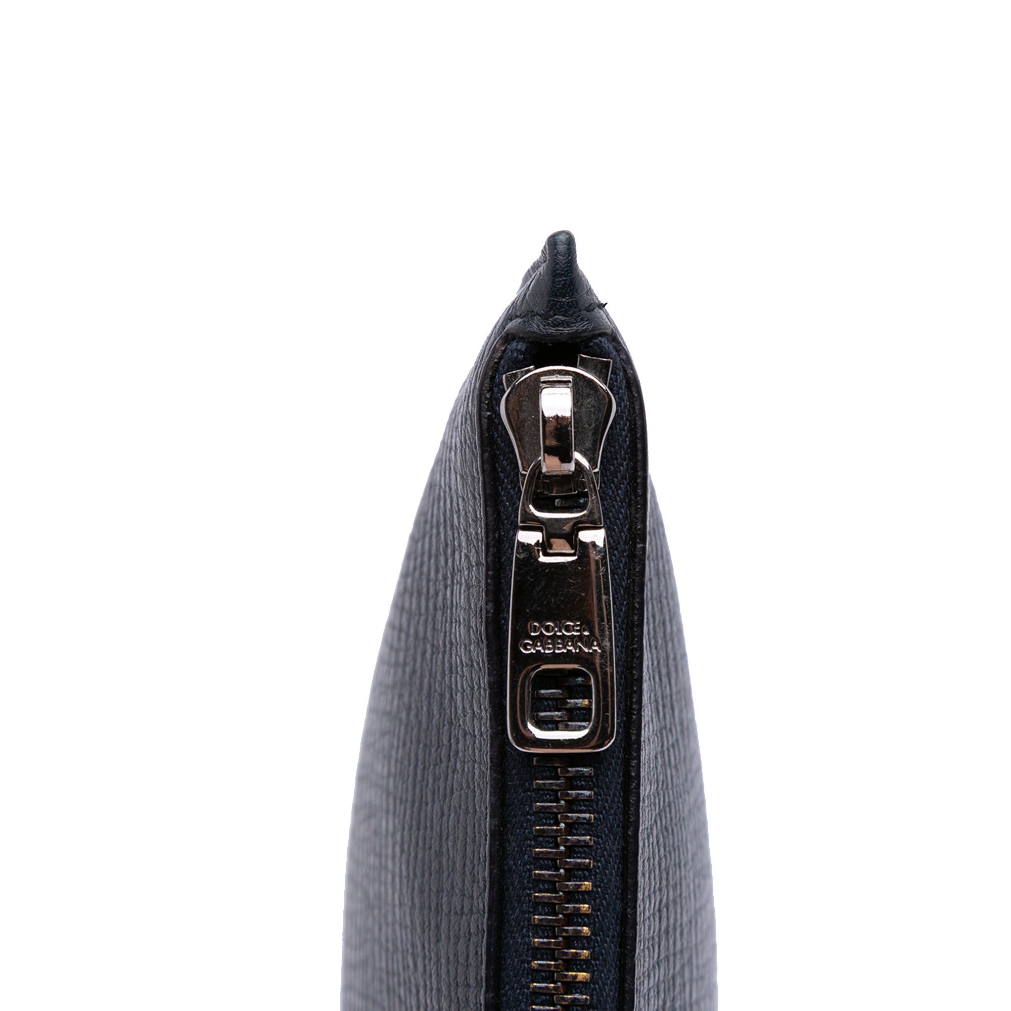 Leather DG Family Patch Zip Pouch - Image 11