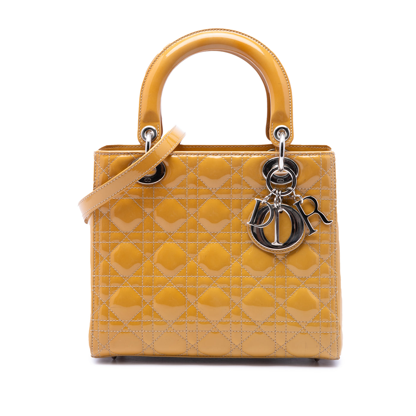 Medium Patent Cannage Lady Dior - Image 1