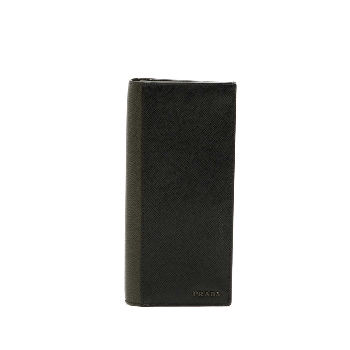 Bicolor Saffiano Bifold Long Wallet - Image 1