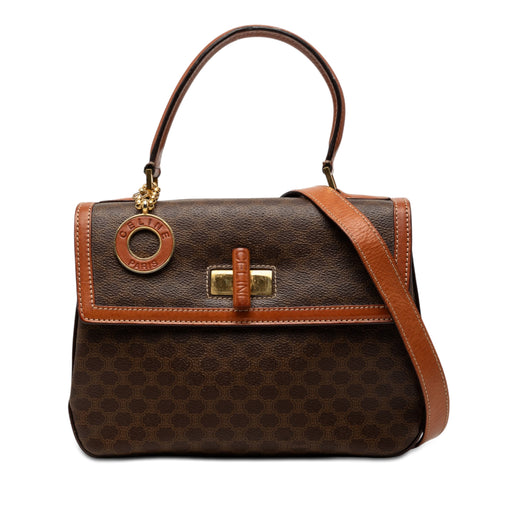 Macadam Coated Canvas Satchel - Image 1