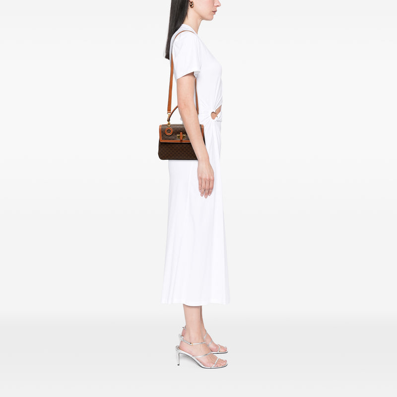 Macadam Coated Canvas Satchel - Image 6