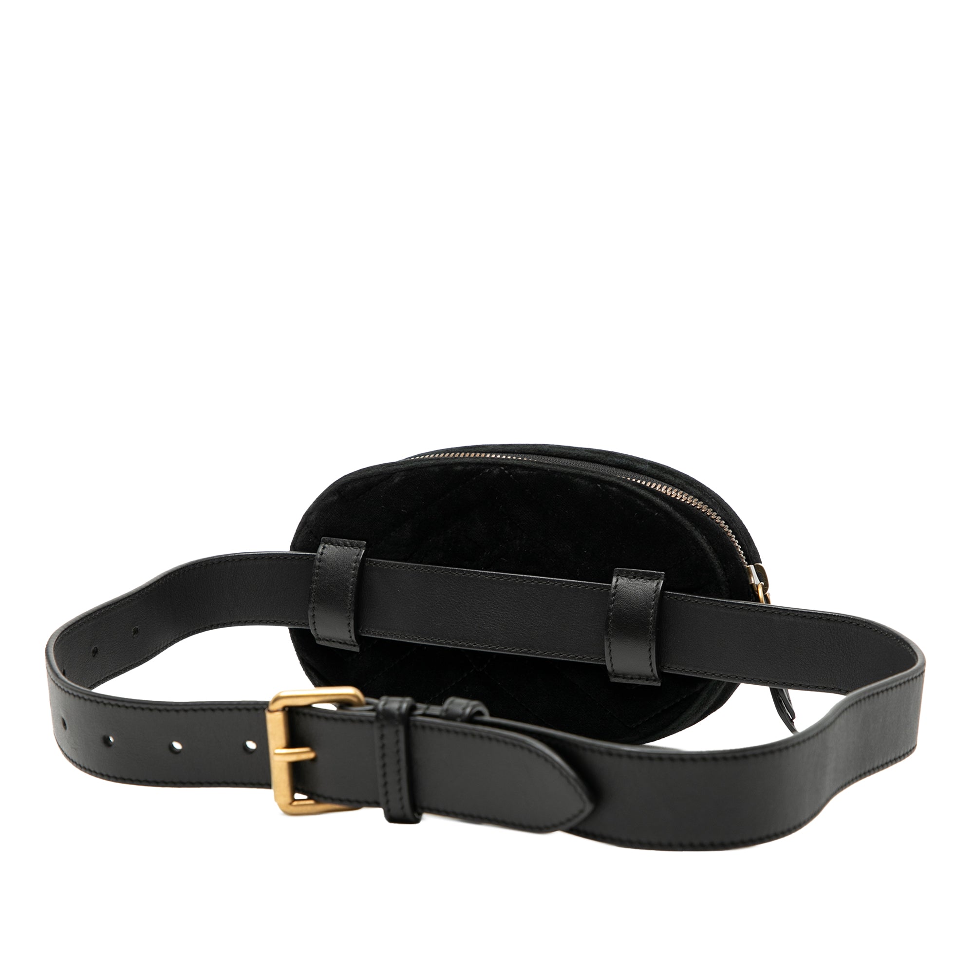 GG Marmont Matelasse Velvet Belt Bag - Image 2