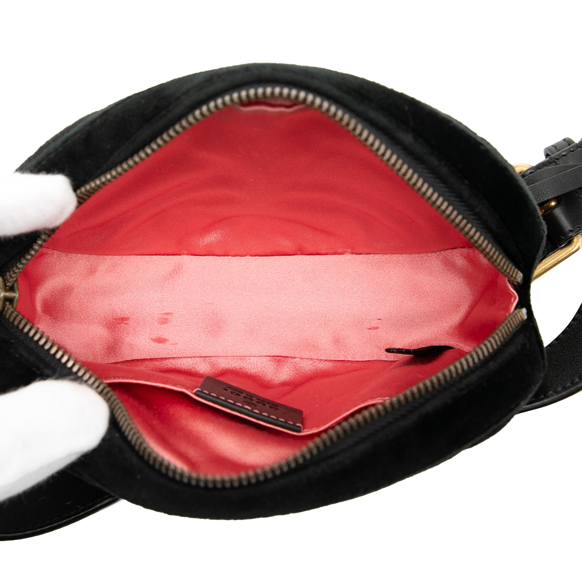 GG Marmont Matelasse Velvet Belt Bag - Image 4