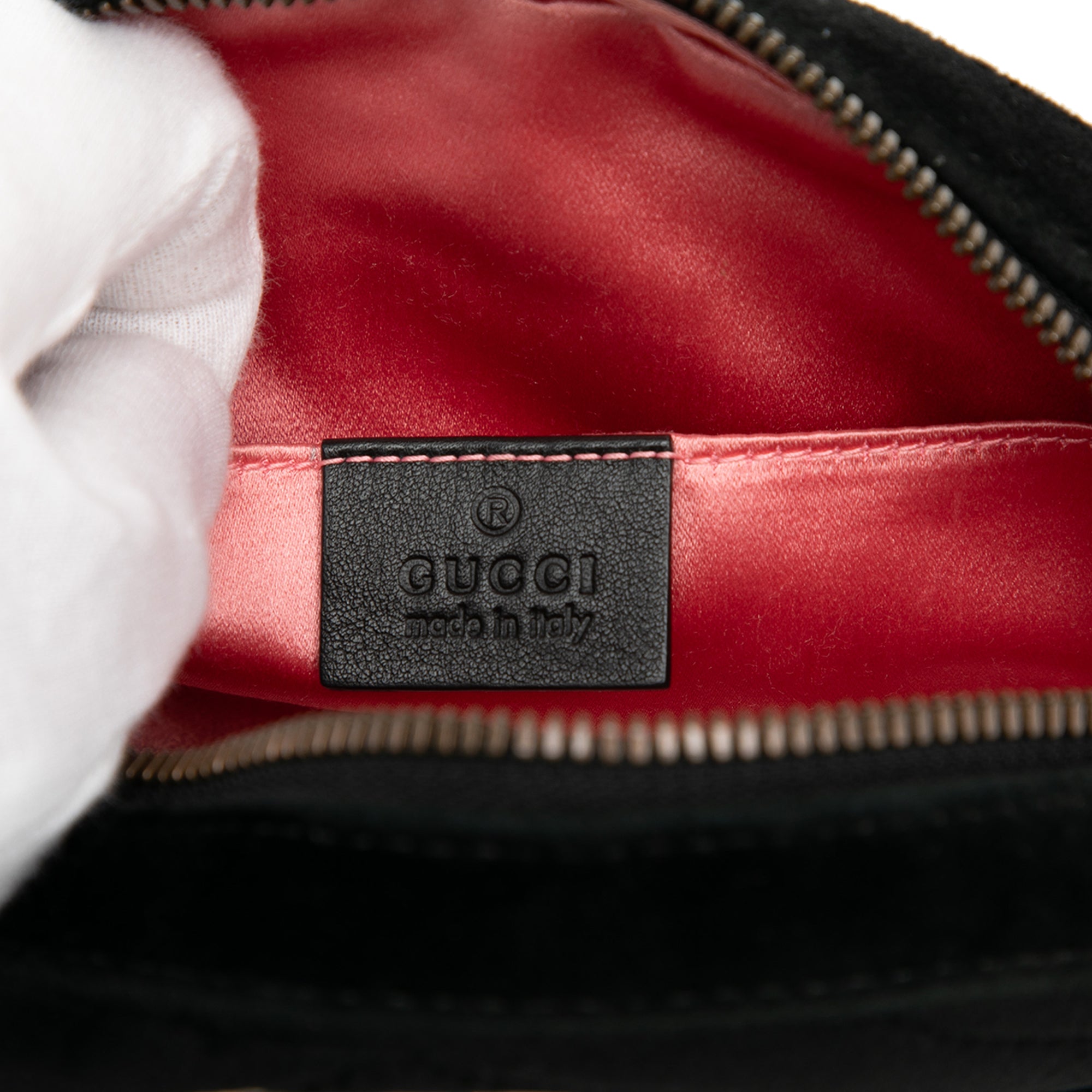 GG Marmont Matelasse Velvet Belt Bag - Image 5