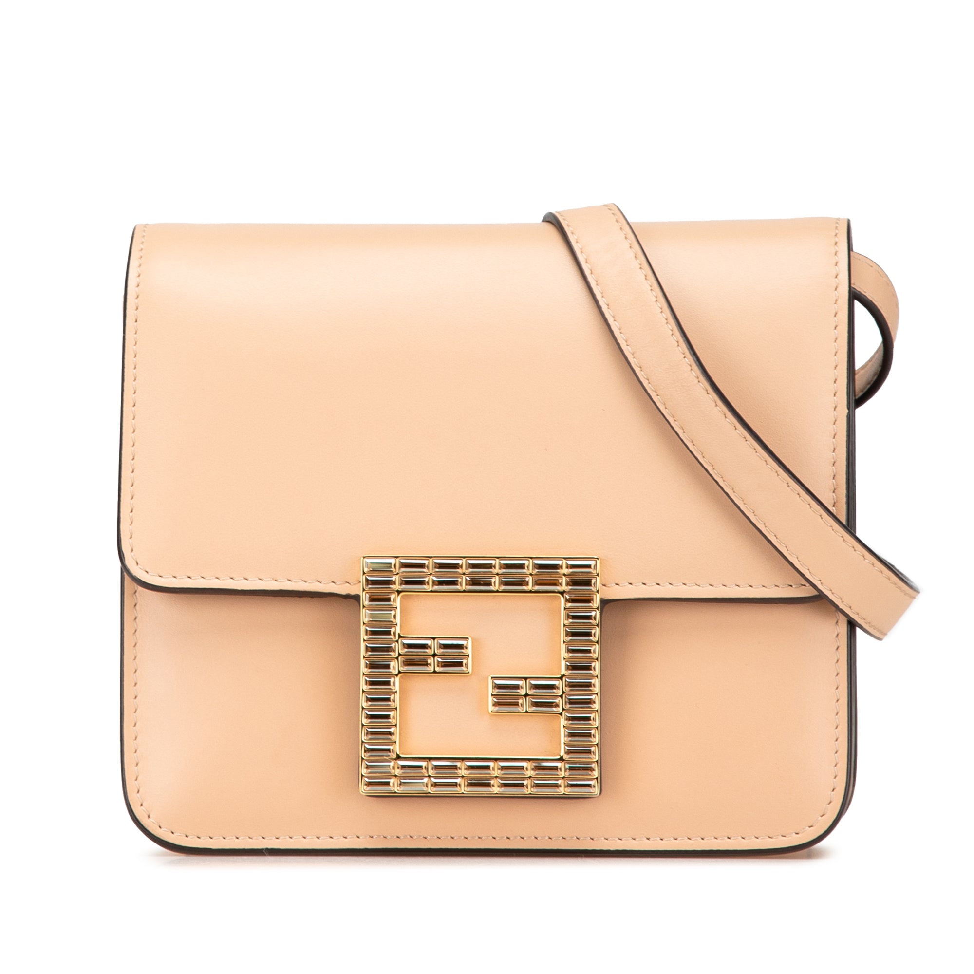 Leather Crystal Fab Crossbody - Image 1